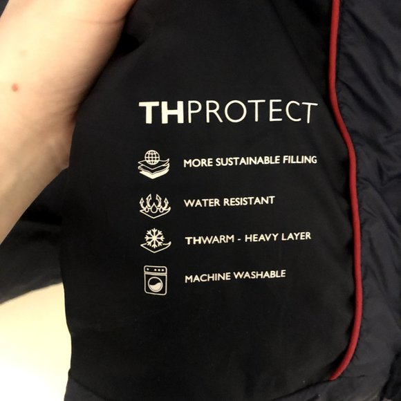 Tommy Hilfiger Puffer Jacket Size XS Navy Blue - Picture 6 of 7